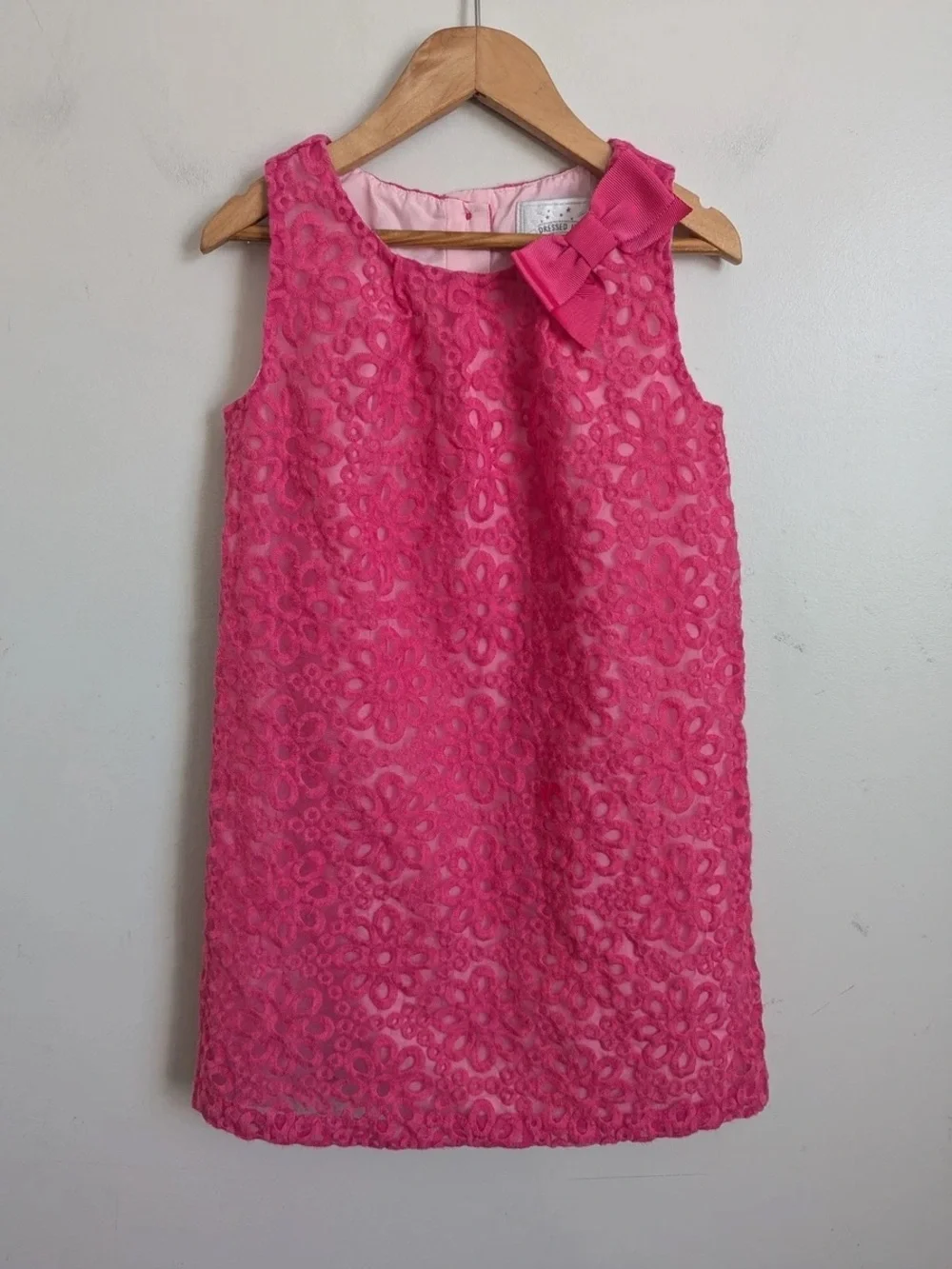 Dressd up by Gymboree Hot Pink Lace Dress - Kid's Party Dress / Size 5